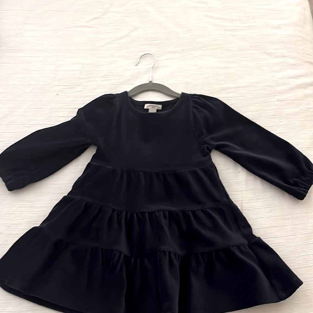 Crewcuts Ribbed Velour Holiday Dress